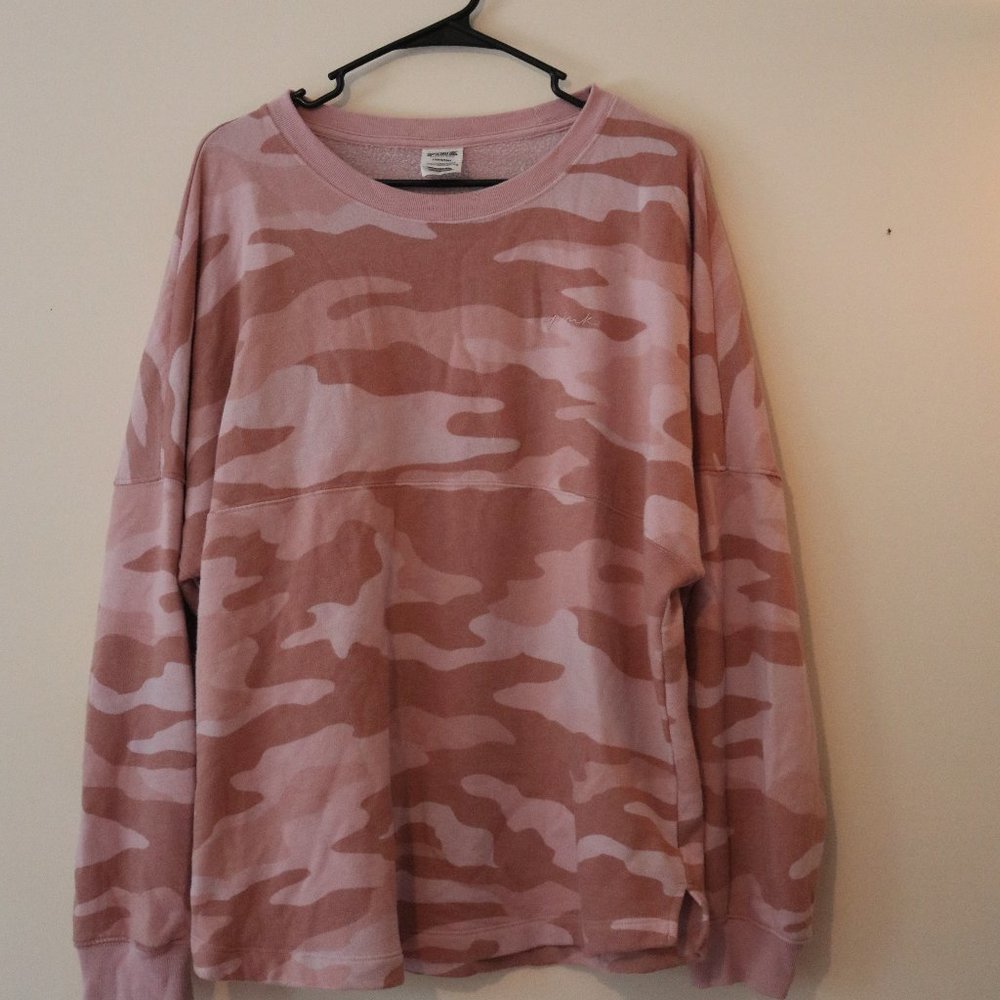 Army Pink Oversized Crewneck